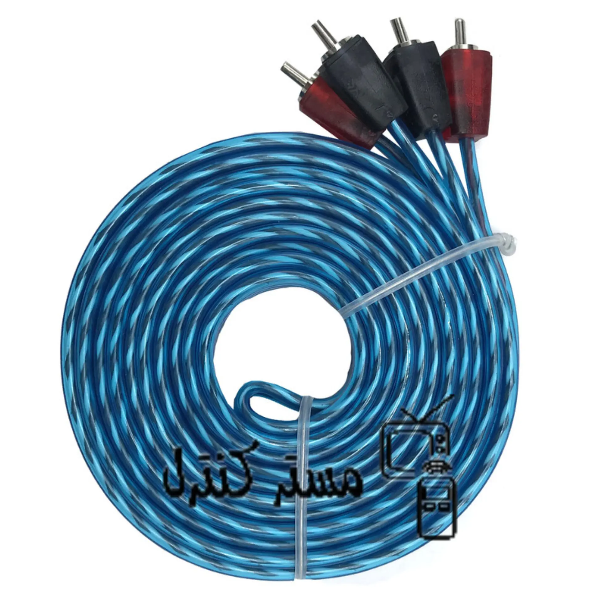 کابل آر سی 15متری سه سیم.کابل دوبه دو صدا