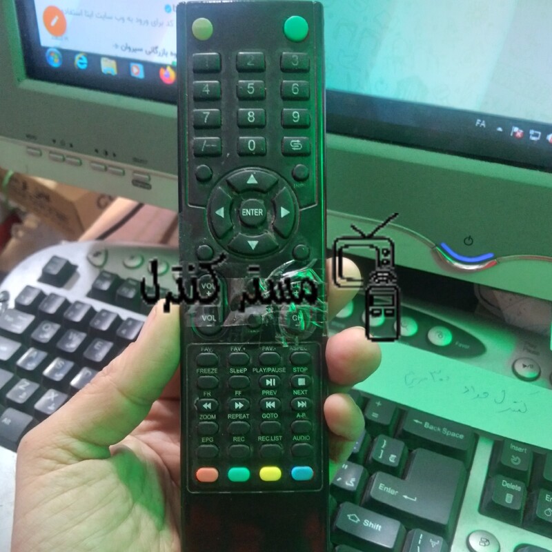 کنترل جایگزین تلویزیون ال ای دی الجی بانه ای یا الجی تقلبی