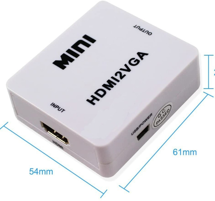 مبدل VGA به HDMI با ورودی AUX مدل UP