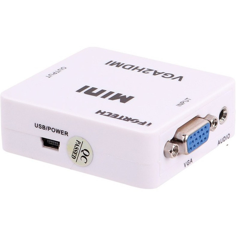 مبدل VGA به HDMI با ورودی AUX مدل UP