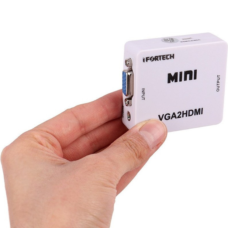 مبدل VGA به HDMI با ورودی AUX مدل UP