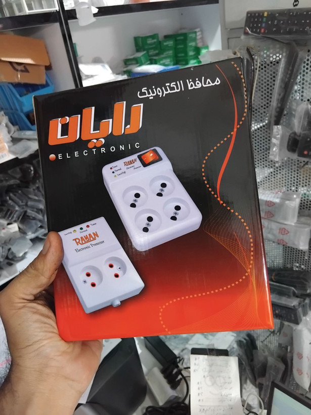 محافظ برق یخچالی 2 خانه رایان با کابل 1.5 متری گارانتی بهترین کیفیت